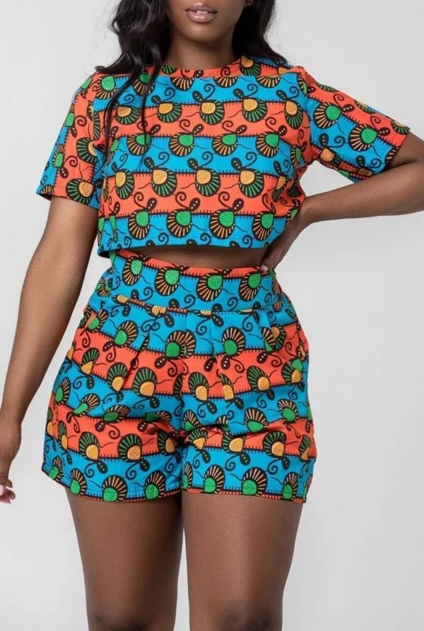 African print top